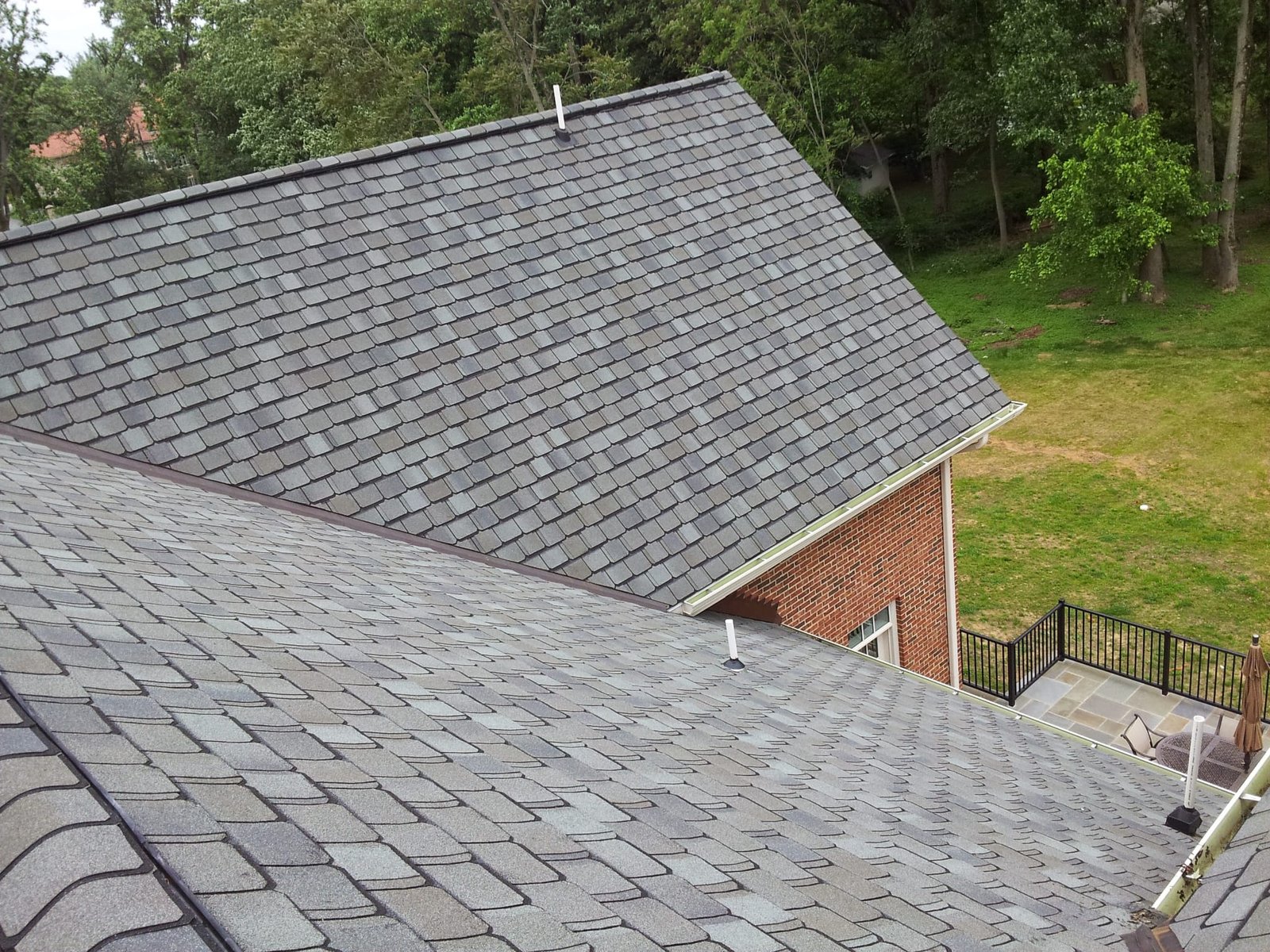 Architectural Shingle Roof Gutter Installation Germantown MD | Cliffbrook Construction