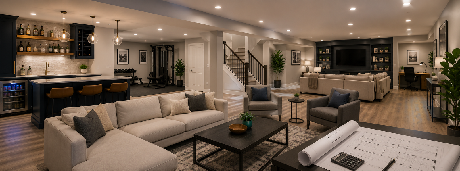 Basement finishing cost Montgomery County