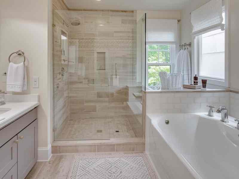 Bathroom remodeling and aging-in-place renovations Montgomery County MD Cliffbrook Construction
