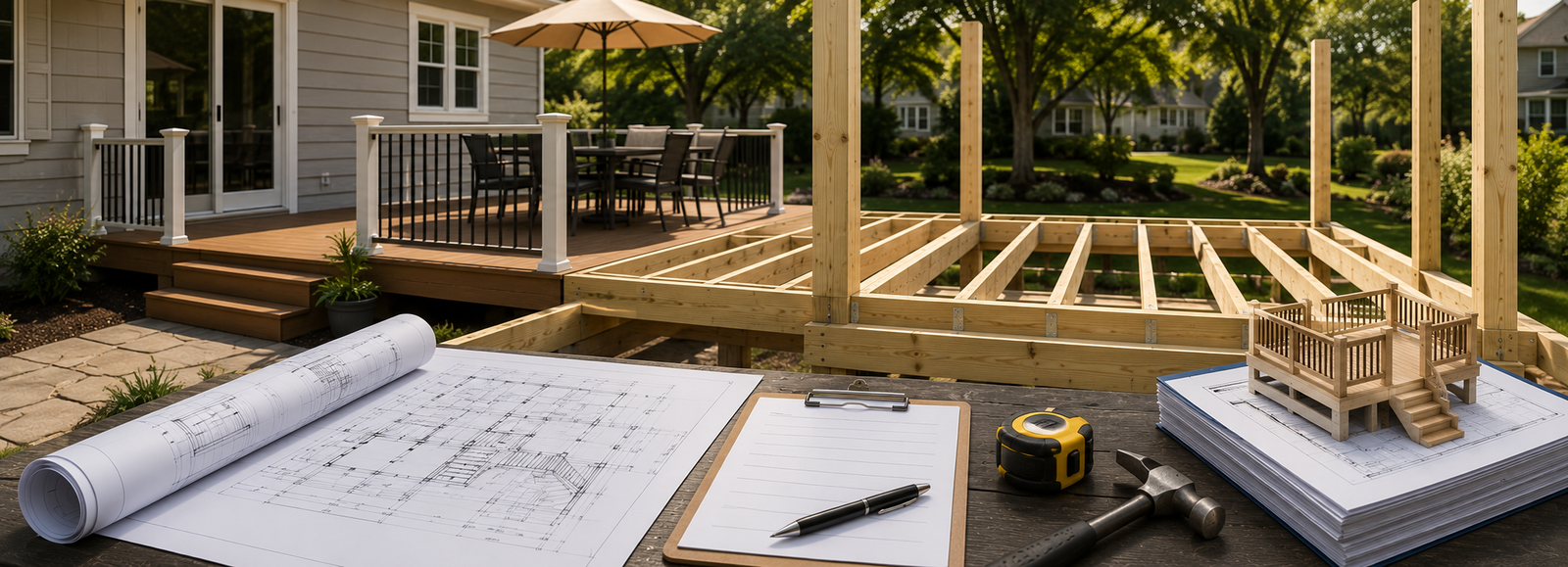 Deck permit Montgomery County MD requirements and building code guide