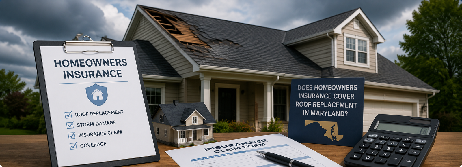 Does insurance cover roof replacement Maryland