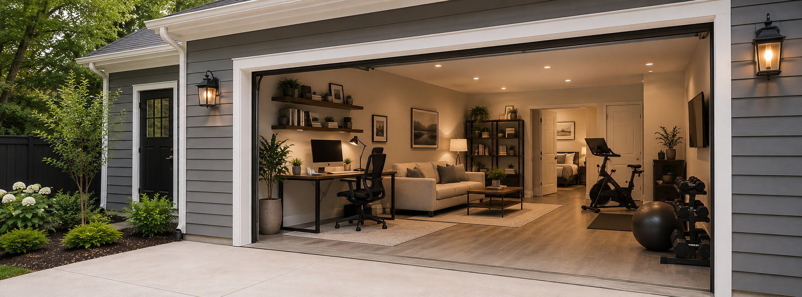 Garage conversion Montgomery County MD convert garage to living space cost permits