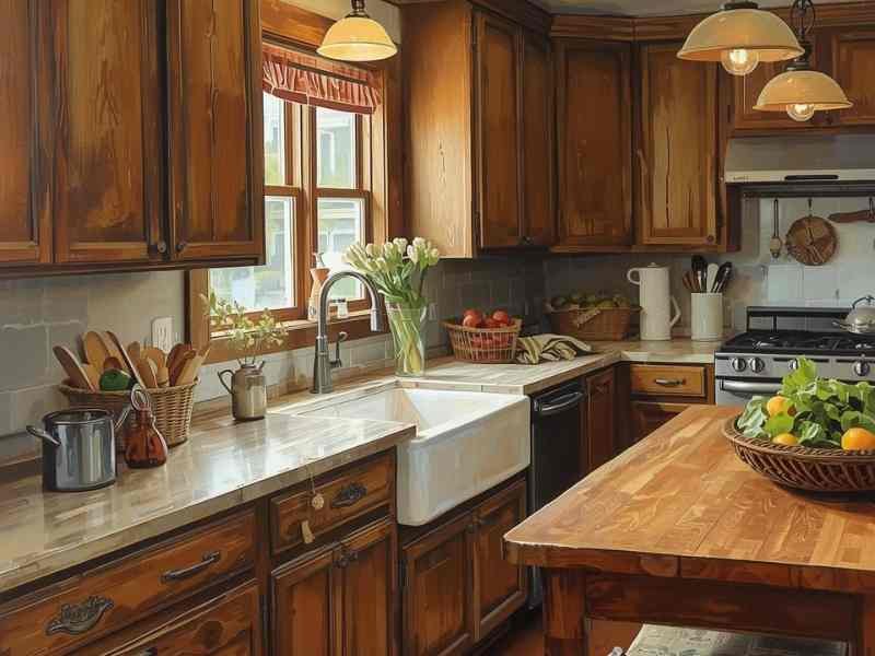 Custom kitchen remodel with quartz countertops Montgomery County