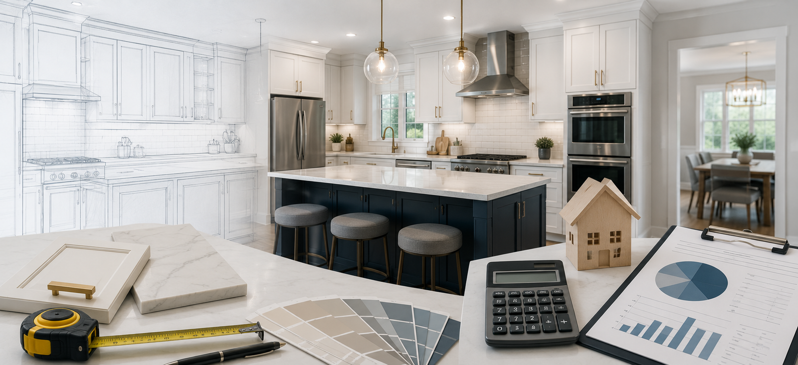 Kitchen remodeling cost Montgomery County MD 2026 price guide modern kitchen renovation