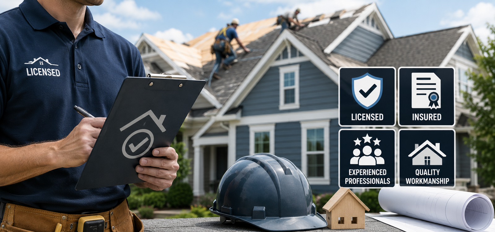 Reliable licensed roofing contractor Maryland DC verification checklist