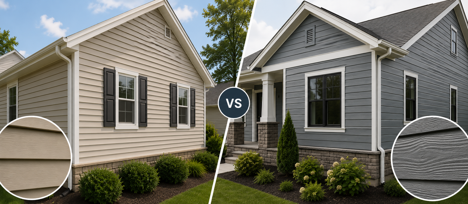 Siding replacement cost Montgomery County MD vinyl vs James Hardie fiber cement 2026