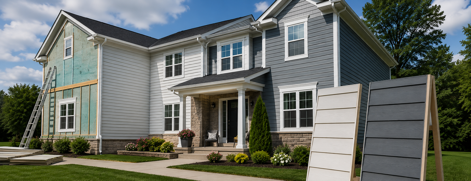 Vinyl siding vs James Hardie fiber cement cost comparison Montgomery County MD